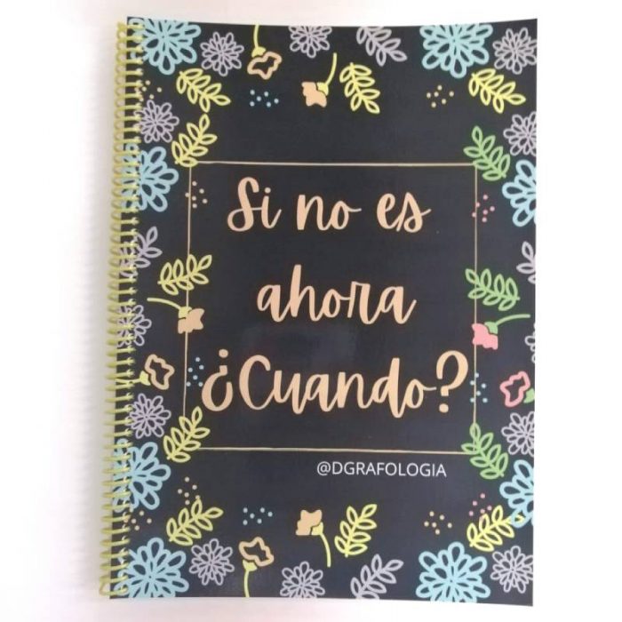 Cuaderno Flores